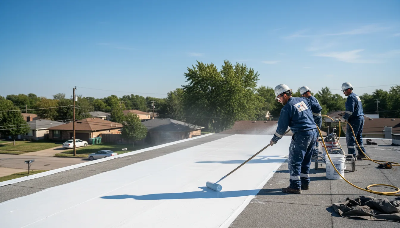 Commercial roof coating in Portsmouth, RI near me